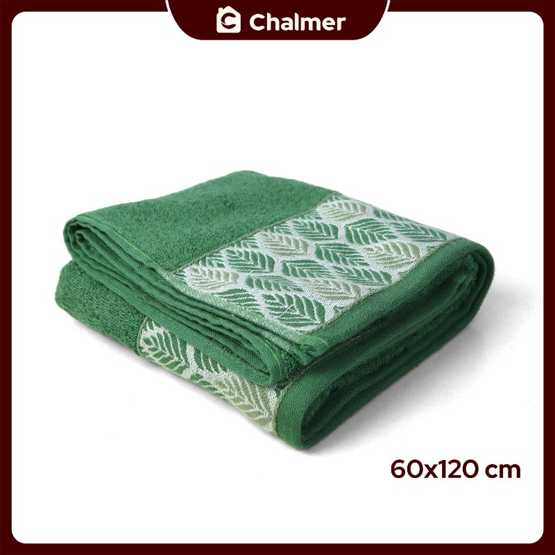 Handuk Mandi Travel Medium Chalmer 60 x 120 cm Motif Cemara