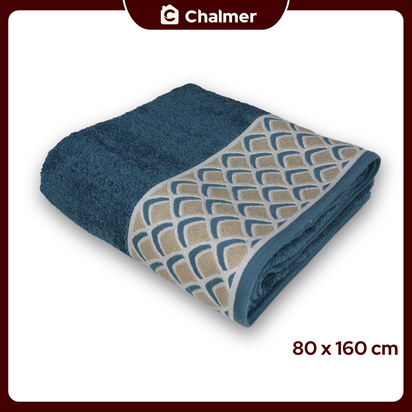Handuk Mandi Dewasa Besar Jumbo Chalmer 80 x 160 cm Motif Hope