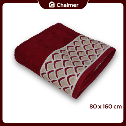 Handuk Mandi Dewasa Besar Jumbo Chalmer 80 x 160 cm Motif Hope