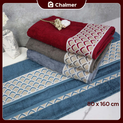 Handuk Mandi Dewasa Besar Jumbo Chalmer 80 x 160 cm Motif Hope