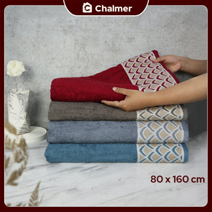 Handuk Mandi Dewasa Besar Jumbo Chalmer 80 x 160 cm Motif Hope