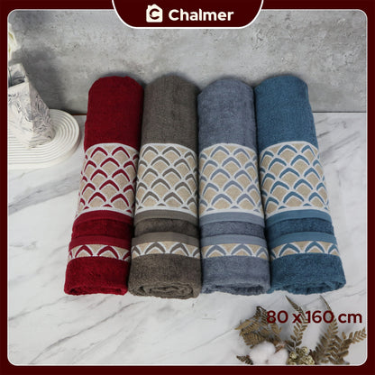 Handuk Mandi Dewasa Besar Jumbo Chalmer 80 x 160 cm Motif Hope