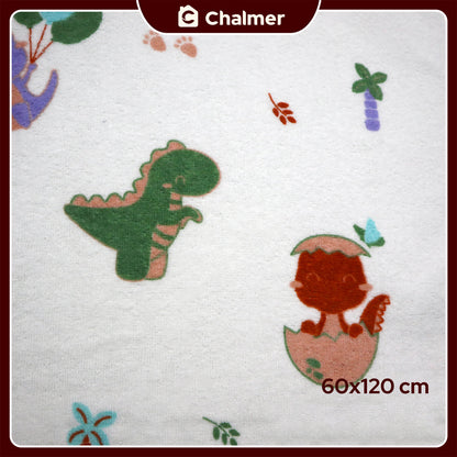 Handuk Mandi Bayi Chalmer 60 x 120 cm Printed Motif Karakter A