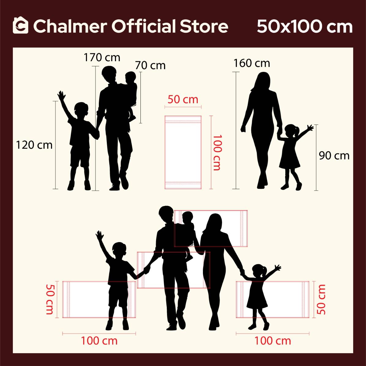 Handuk Bayi Chalmer Motif 50 x 100 cm