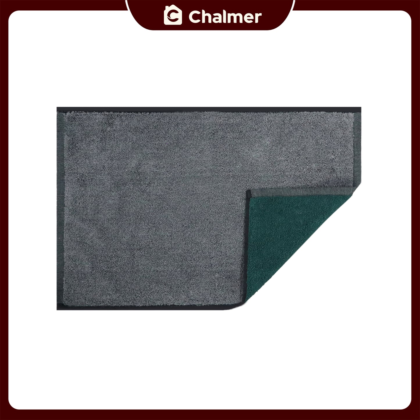 Keset Chalmer Bolak Balik 2 Warna  40 x 60 cm