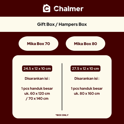 Chalmer Mika Box / Gift Box (MIKA BOX ONLY)