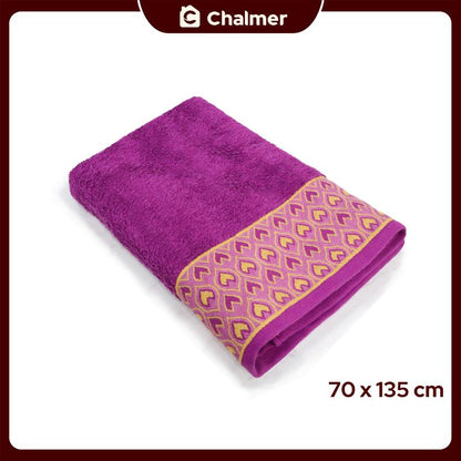 Handuk Mandi Dewasa Chalmer 70 x 135 cm Motif Merak