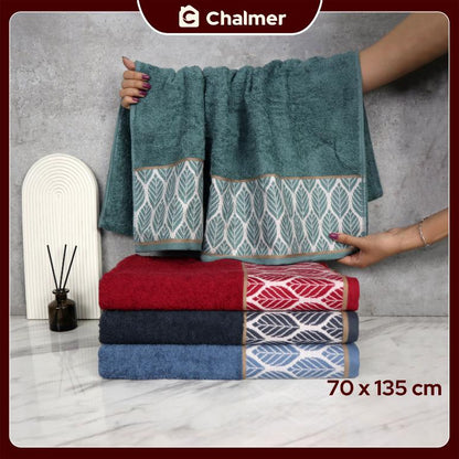 Handuk Mandi Dewasa Chalmer 70 x 135 cm Motif Lifolla