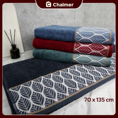 Handuk Mandi Dewasa Chalmer 70 x 135 cm Motif Lifolla