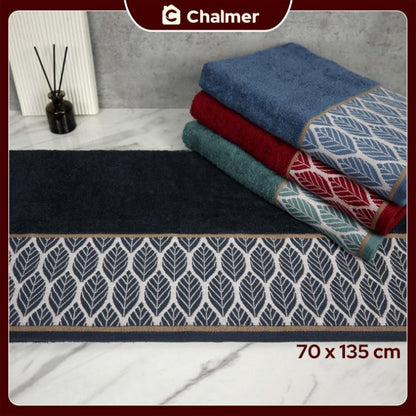Handuk Mandi Dewasa Chalmer 70 x 135 cm Motif Lifolla