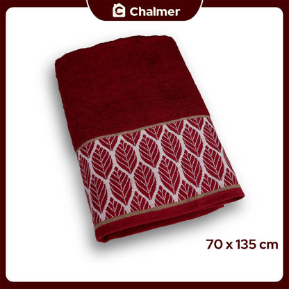 Handuk Mandi Dewasa Chalmer 70 x 135 cm Motif Lifolla
