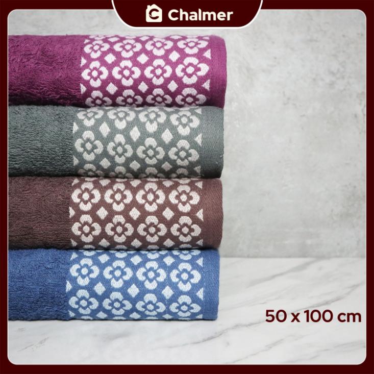 Handuk Mandi Travel Medium Chalmer 50 x 100 cm Motif Mina