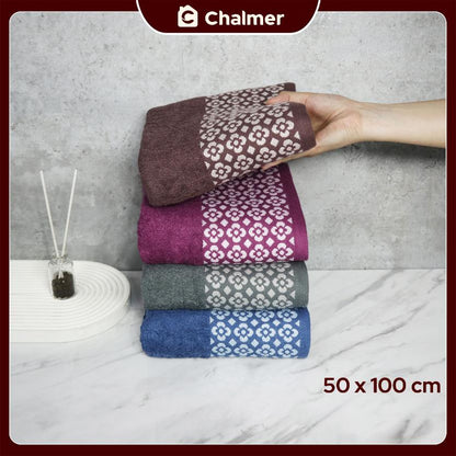 Handuk Mandi Travel Medium Chalmer 50 x 100 cm Motif Mina