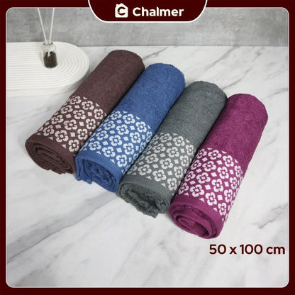 Handuk Mandi Travel Medium Chalmer 50 x 100 cm Motif Mina