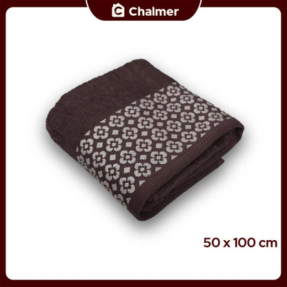 Handuk Mandi Travel Medium Chalmer 50 x 100 cm Motif Mina