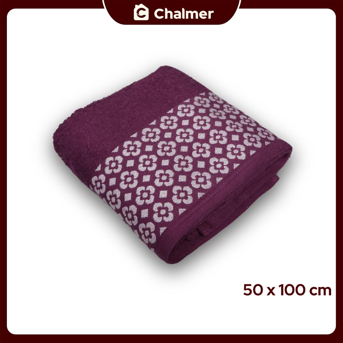 Handuk Mandi Travel Medium Chalmer 50 x 100 cm Motif Mina