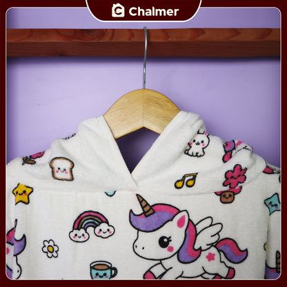 Poncho Handuk Anak Motif Karakter Katun Usia 2-6 Tahun