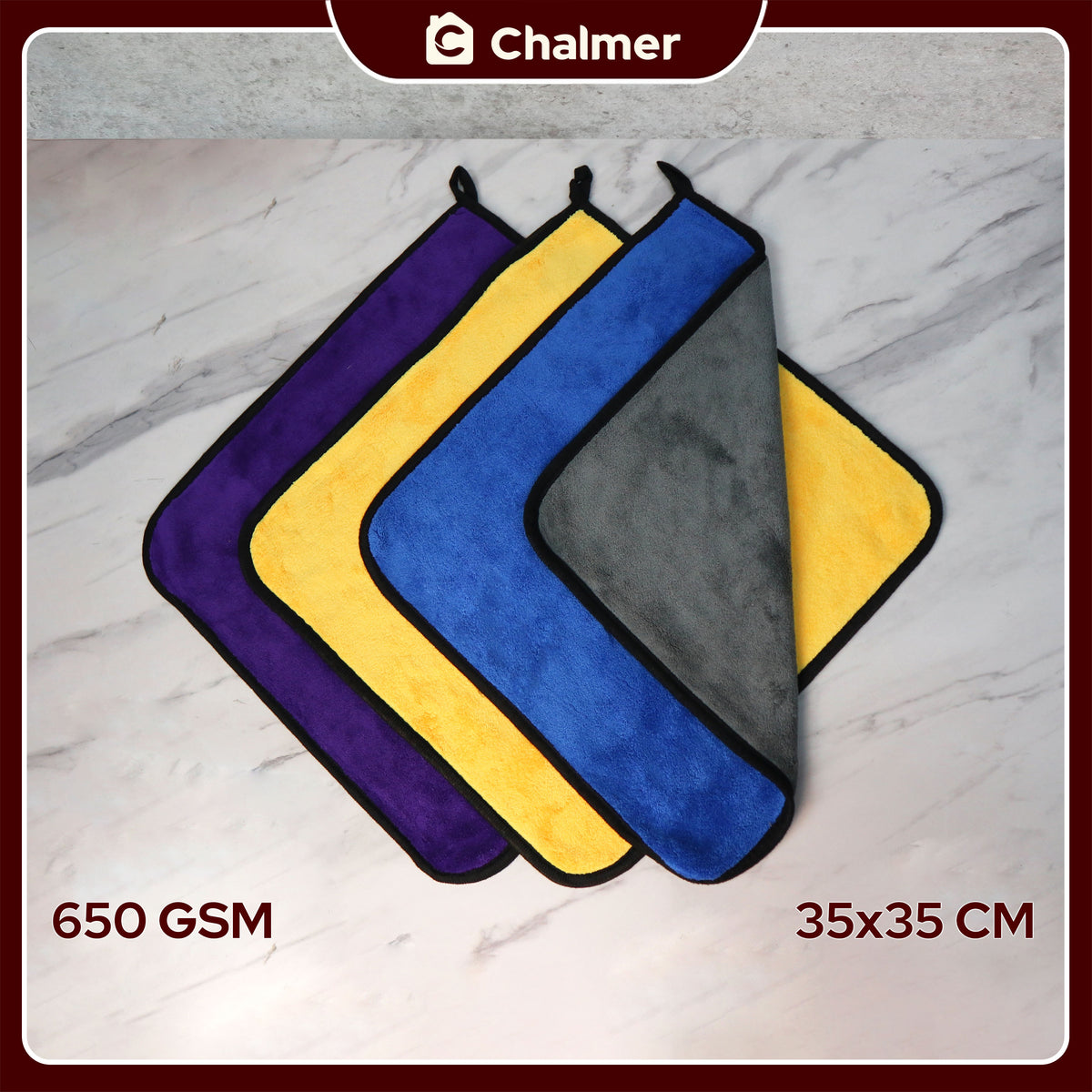 Lap Kain Microfiber Chalmer 35 x 35 cm