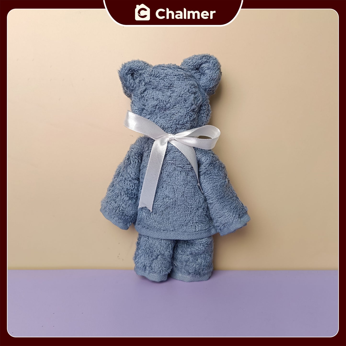 Souvenir Boneka Lap Tangan Handuk Chalmer 40 x 40 cm