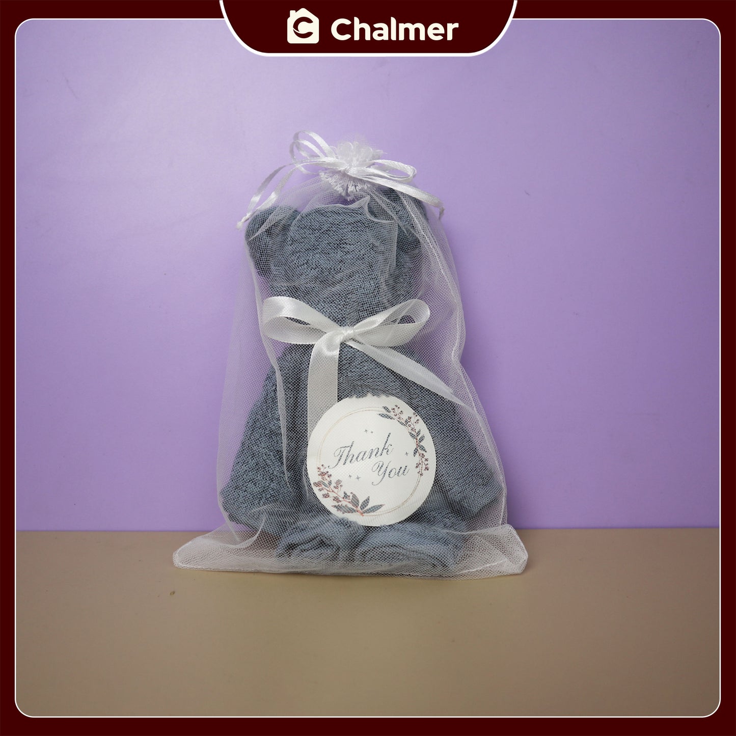 Souvenir Boneka Lap Tangan Handuk Chalmer 40 x 40 cm