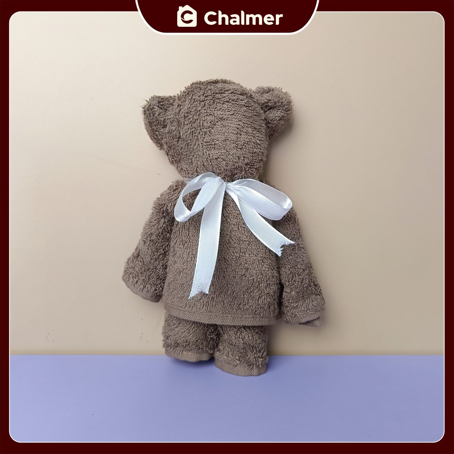 Souvenir Boneka Lap Tangan Handuk Chalmer 40 x 40 cm