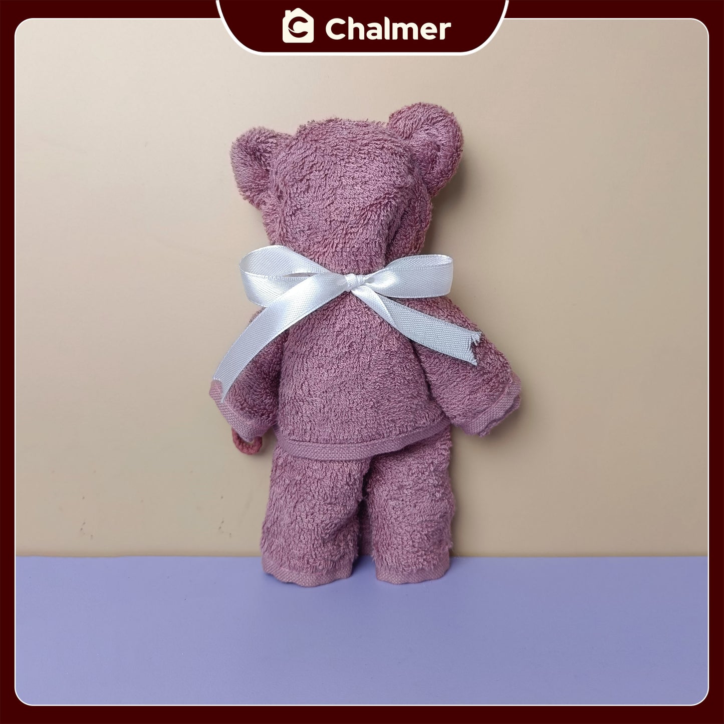 Souvenir Boneka Lap Tangan Handuk Chalmer 40 x 40 cm