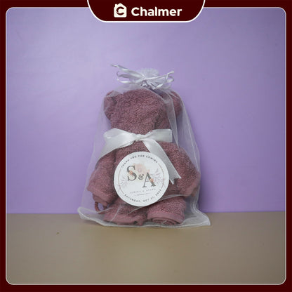 Souvenir Boneka Lap Tangan Handuk Chalmer 40 x 40 cm