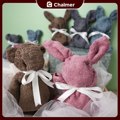 Souvenir Boneka Lap Tangan Handuk Chalmer 40 x 40 cm