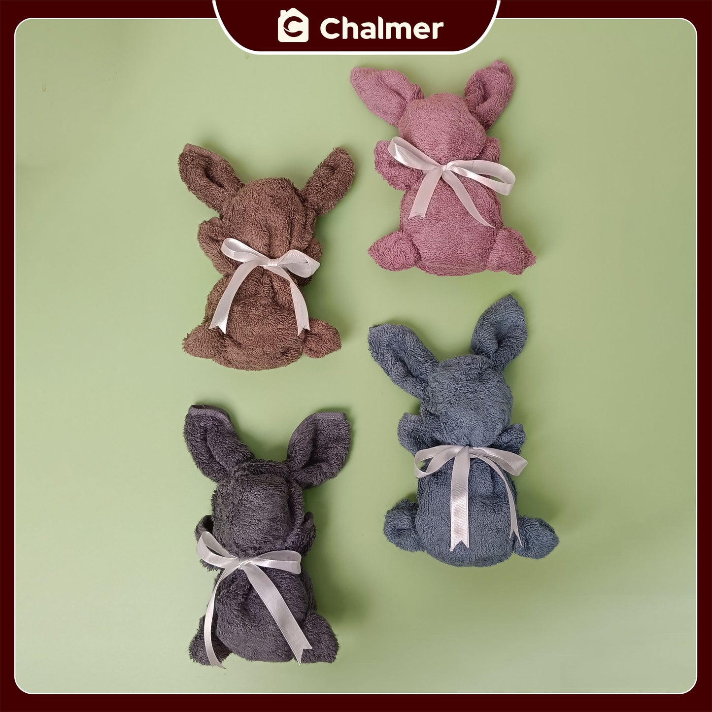 Souvenir Boneka Lap Tangan Handuk Chalmer 40 x 40 cm