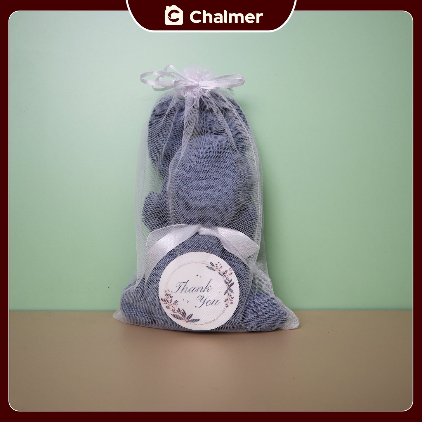 Souvenir Boneka Lap Tangan Handuk Chalmer 40 x 40 cm