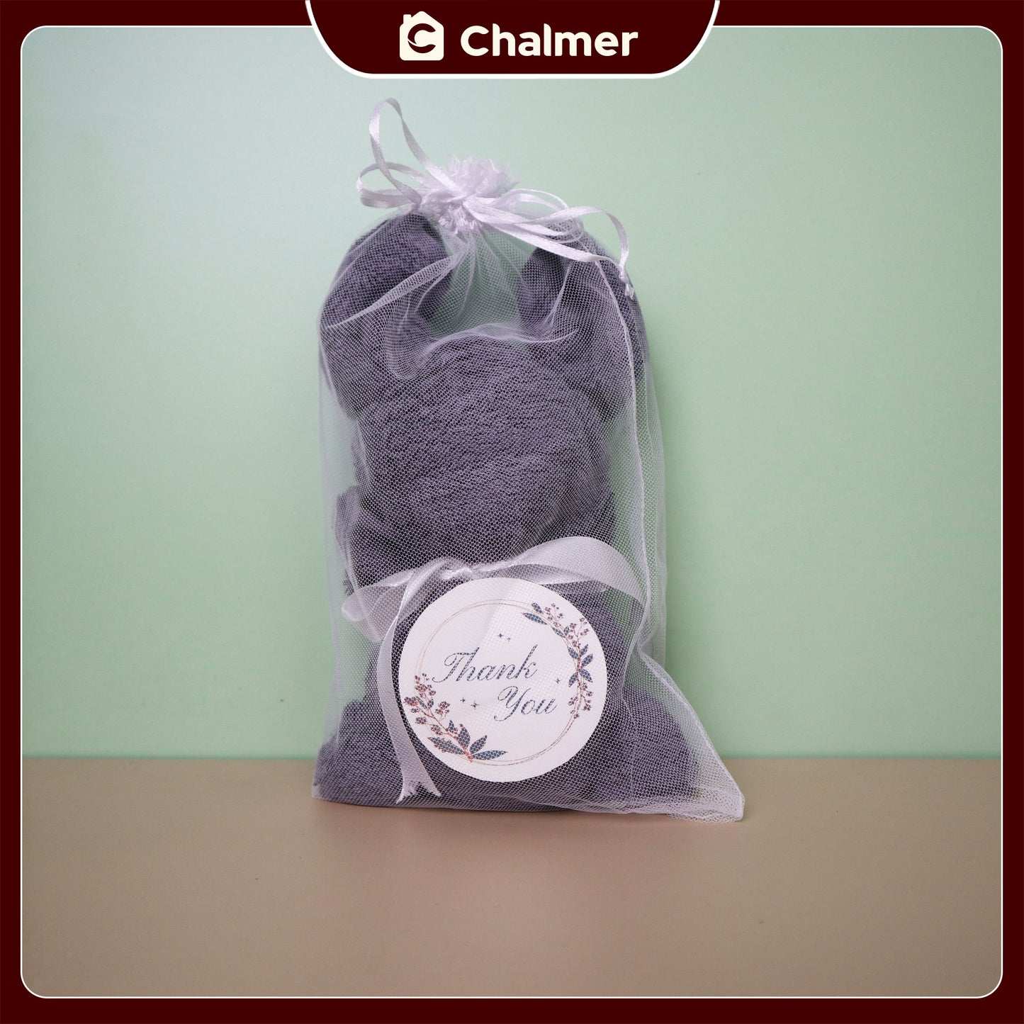 Souvenir Boneka Lap Tangan Handuk Chalmer 40 x 40 cm