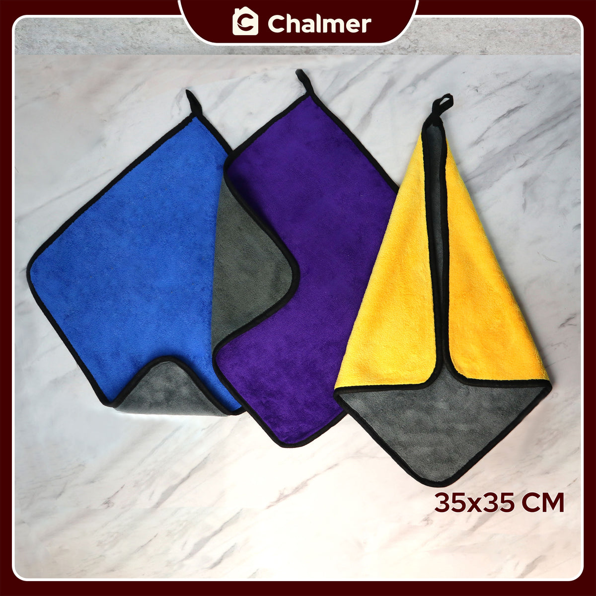 Lap Kain Microfiber Chalmer 35 x 35 cm