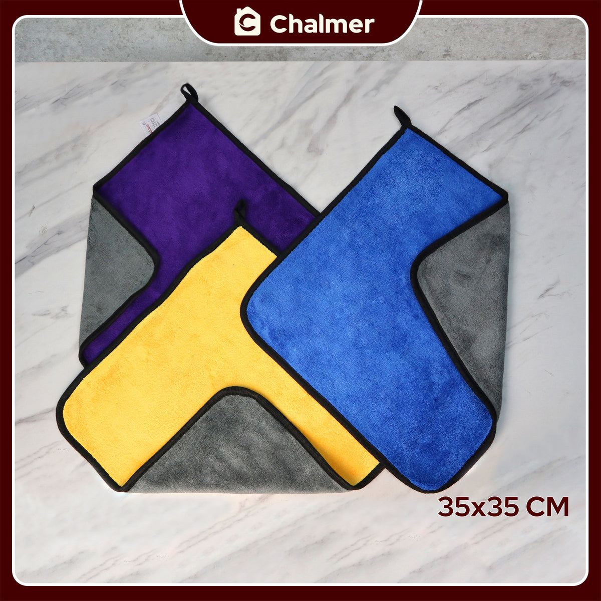 Lap Kain Microfiber Chalmer 35 x 35 cm