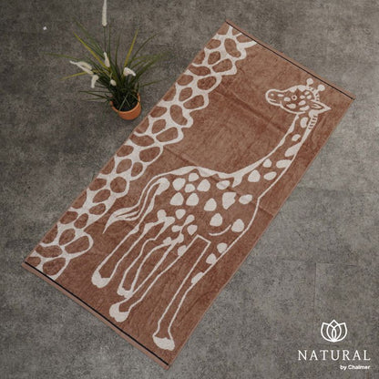 Handuk Mandi Dewasa Natural by Chalmer 70 x 135 cm Motif Animal