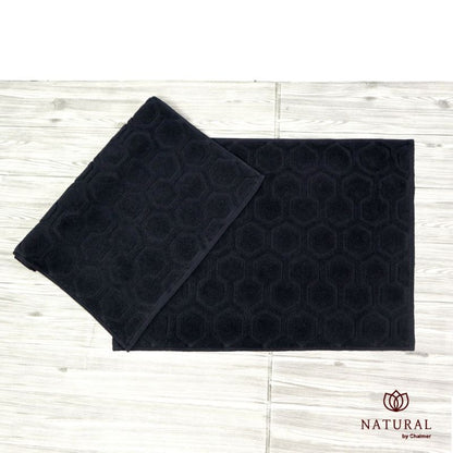 Keset Handuk Natural by Chalmer 42 x 60 cm Seri Black