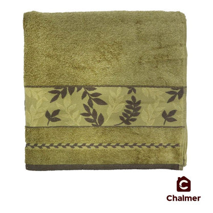 Handuk Mandi Dewasa Chalmer 70 x 135 cm Motif Leafy