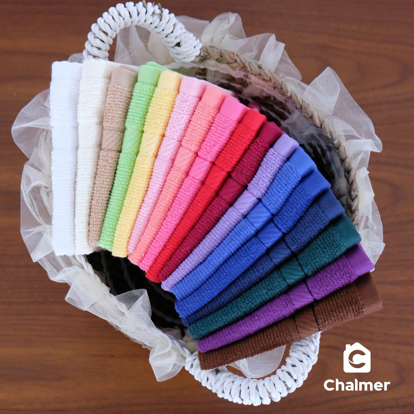 Handuk Sapu Tangan Chalmer 30 x 30 cm