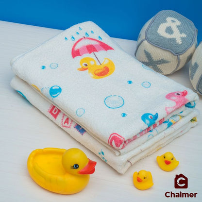 Handuk Mandi Bayi Chalmer 60 x 120 cm Printed Motif Karakter B