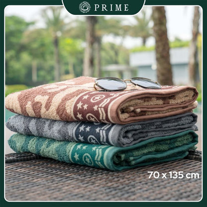 Handuk Mandi Dewasa Prime by Chalmer 70 x  135 cm Motif Mire