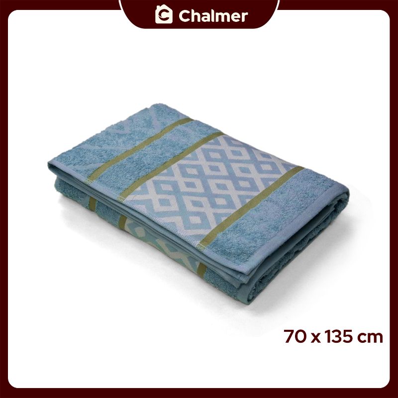 Handuk Mandi Dewasa Chalmer 70 x 135 cm Motif Diamond