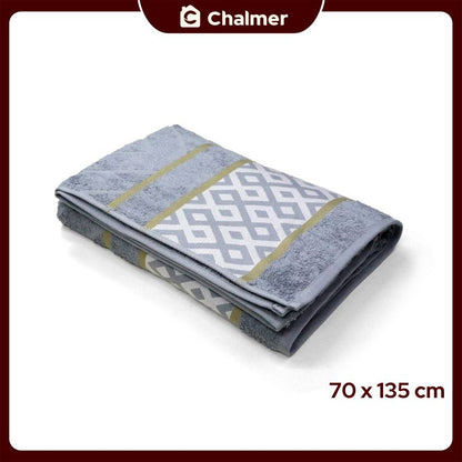 Handuk Mandi Dewasa Chalmer 70 x 135 cm Motif Diamond