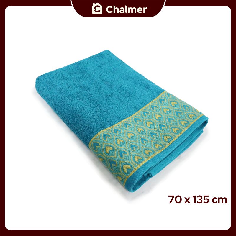 Handuk Mandi Dewasa Chalmer 70 x 135 cm Motif Merak