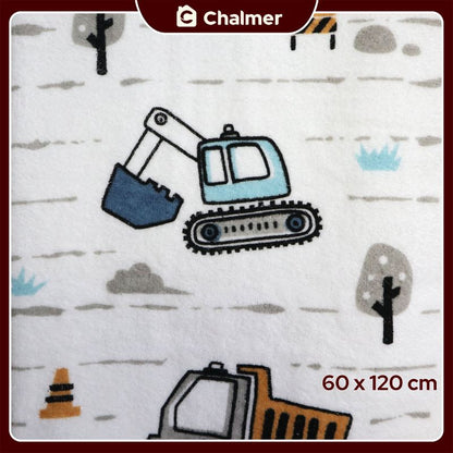 Handuk Mandi Bayi Chalmer 60 x 120 cm Printed Motif Karakter C