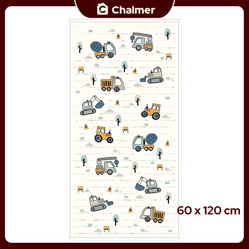 Handuk Mandi Bayi Chalmer 60 x 120 cm Printed Motif Karakter C