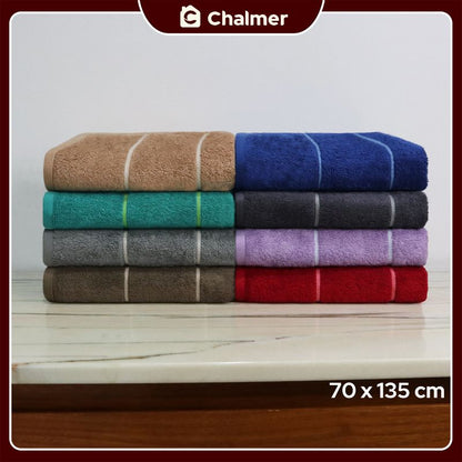 Handuk Mandi Dewasa Chalmer 70 x 135 cm Motif Stripe