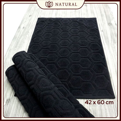 Keset Handuk Natural by Chalmer 42 x 60 cm Seri Black