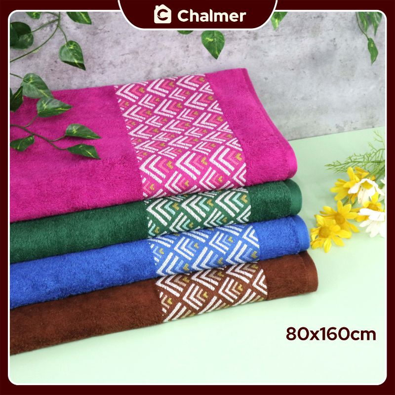 Handuk Mandi Dewasa Besar Jumbo Chalmer 80 x 160 cm Motif Bukit