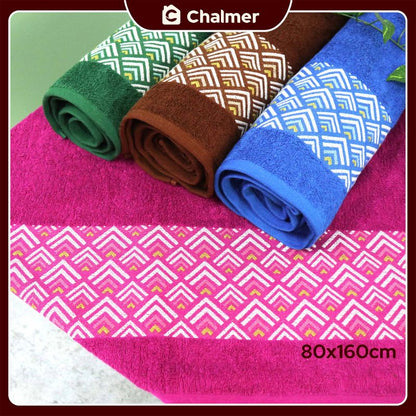 Handuk Mandi Dewasa Besar Jumbo Chalmer 80 x 160 cm Motif Bukit