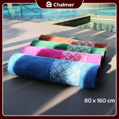 Handuk Mandi Dewasa Besar Jumbo Chalmer 80 x 160 cm Motif Bukit