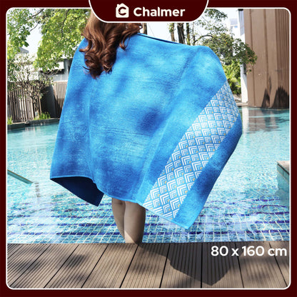 Handuk Mandi Dewasa Besar Jumbo Chalmer 80 x 160 cm Motif Bukit